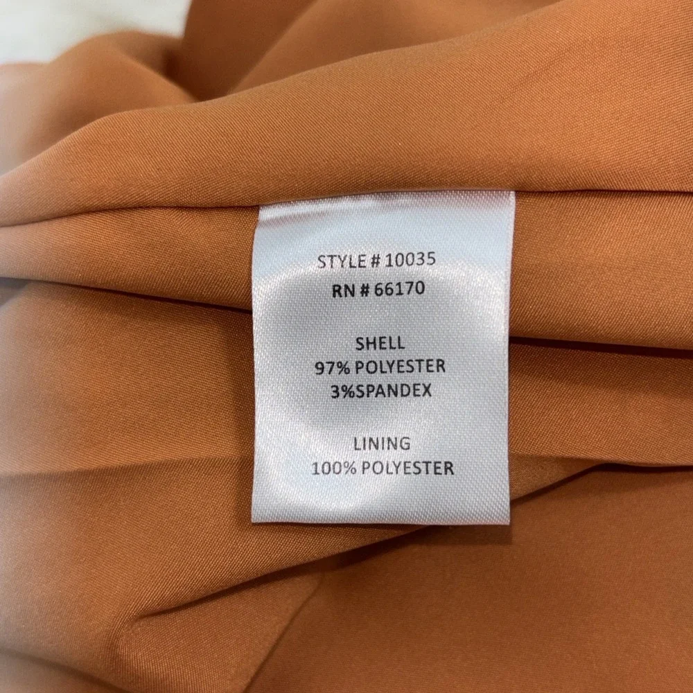 Hutch Anthropologie Women's Floral Belted Brown Maxi Dress Short Sleeves Size‎ 2 - Picture 9 of 10